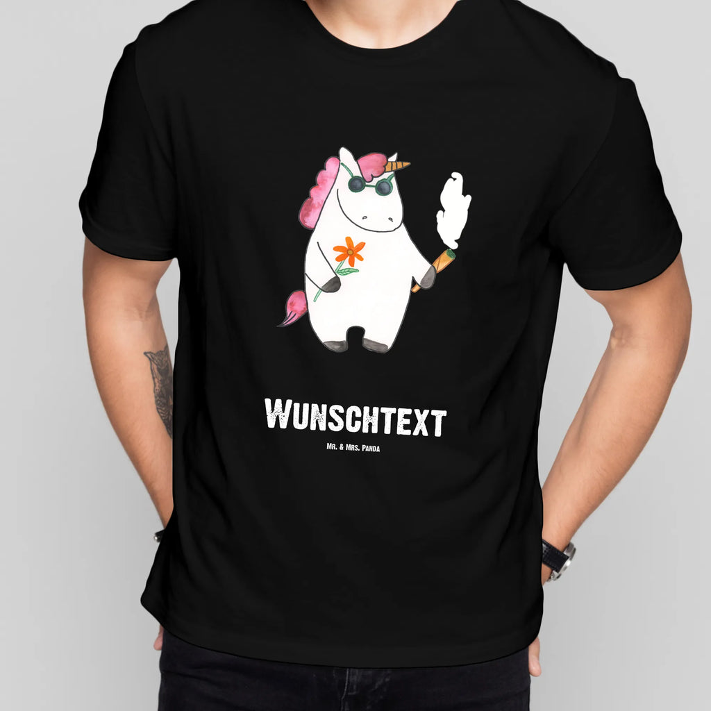 Personalised T-Shirt unicorn Woodstock T-Shirt Personalisiert, T-Shirt mit Namen, T-Shirt mit Aufruck, Bedrucken, Wunschtext, Einhorn Deko, Unicorn, Einhorn, Einhörner, Kiffen, Witzig, Party, Spaß. Lustig, Joint, Woodstock, Zigarette, Alkohol