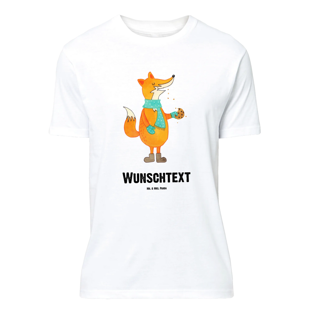 Personalisiertes T-Shirt Fuchs Keks Wunschtext, T-Shirt mit Aufruck, T-Shirt mit Namen, T-Shirt Personalisiert, Bedrucken, Fuchs, Kekse, Küche Deko, Winter, Weihnachtszeit, Backen Spruch, Plätzchen, Füchse, Liebe