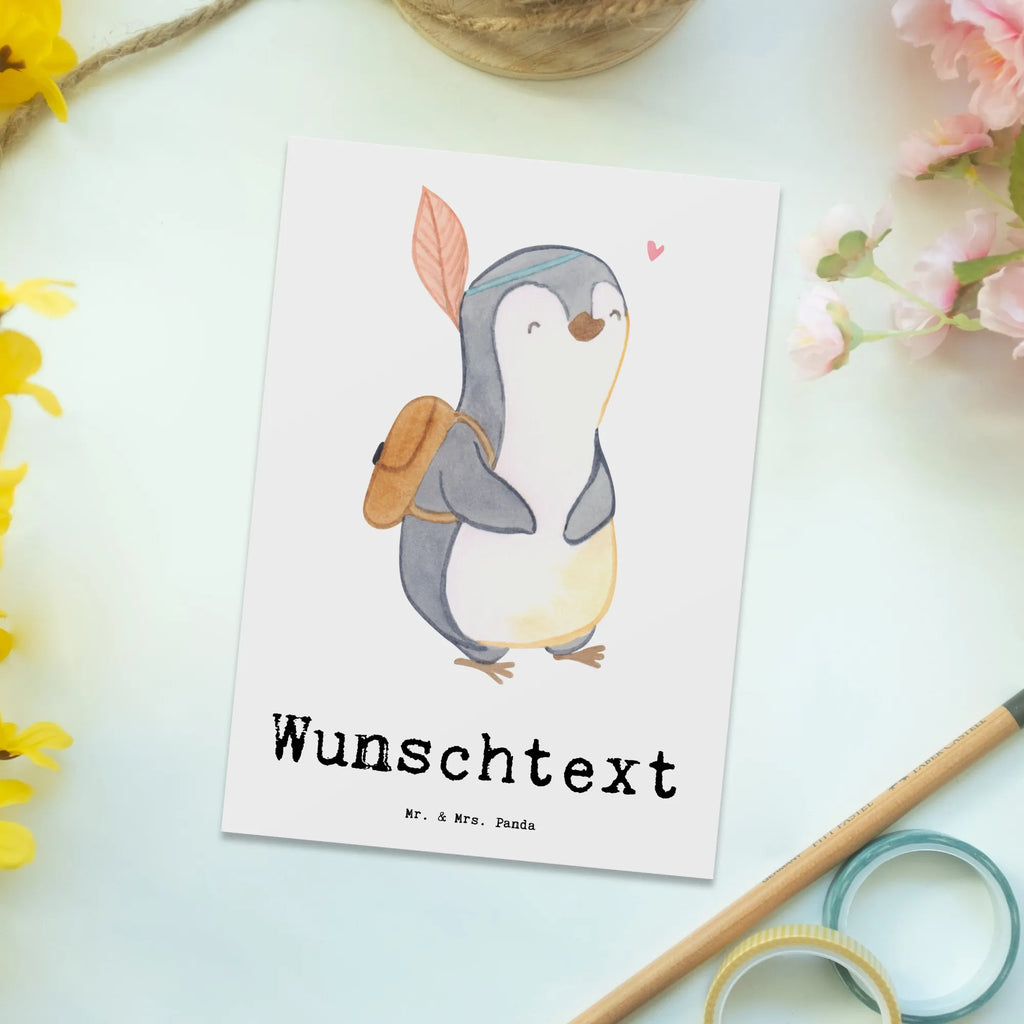 Personalisierte Postkarte Pinguin Ausflug Postkarte mit Wunschtext, Grußkarte mit Namen, Einladung mit Wunschtext, Grußkarte mit Wunschtext, Einladung mit Namen, Karte mit Namen, Karte mit Wunschtext, Ansichtskarte mit Namen, Postkarte bedrucken, Postkarte personalisierbar, Postkarte mit Namen, Ansichtskarte mit Wunschtext, Geschenkkarte mit Wunschtext, Geschenkkarte mit Namen, Geschenk, Sport, Sportart, Hobby, Schenken, Danke, Dankeschön, Auszeichnung, Gewinn, Sportler, Ausflugsziele, Ausflüge machen, Ausflug, reisen