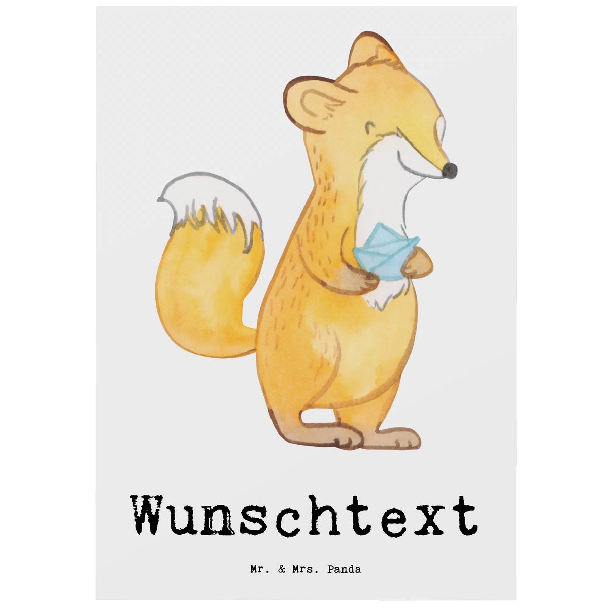 Personalised postcard Fox origami Gift, sport, hobby, giving, thank you, award, profit, athlete, Origami Paper Folding Crafts Japanese Folding Art DIY