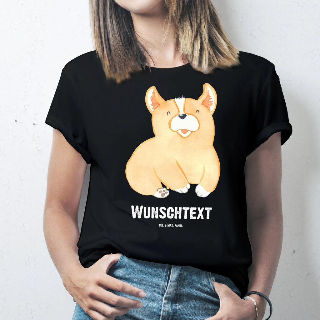 Rozmiar L Personalizowana koszulka Corgi T-Shirt mit Namen, Bedrucken, T-Shirt Personalisiert, T-Shirt mit Aufruck, Männer, Frauen, Wunschtext, Hundemotiv, Hund, Haustier, Tierliebhaber, Sprüche, Hunderasse, Hundebesitzer, Motivation, britisch, Spruch, Hundespruch, Lebensfreude, Corgie, Welsh Corgie Pembroke