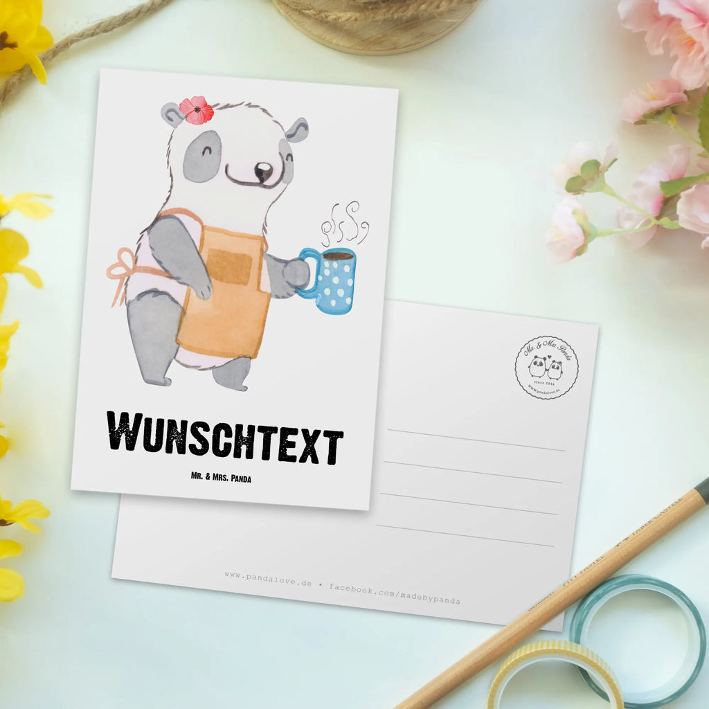 Personalisierte Postkarte Barista mit Herz Geschenkkarte mit Wunschtext, Postkarte mit Namen, Postkarte mit Wunschtext, Ansichtskarte mit Namen, Postkarte personalisierbar, Grußkarte mit Namen, Geschenkkarte mit Namen, Karte mit Wunschtext, Einladung mit Namen, Ansichtskarte mit Wunschtext, Einladung mit Wunschtext, Karte mit Namen, Postkarte bedrucken, Grußkarte mit Wunschtext, Beruf, Ausbildung, Jubiläum, Abschied, Rente, Kollege, Kollegin, Geschenk, Schenken, Arbeitskollege, Mitarbeiter, Firma, Danke, Dankeschön, Eröffnung Cafe, Barista, Kaffee