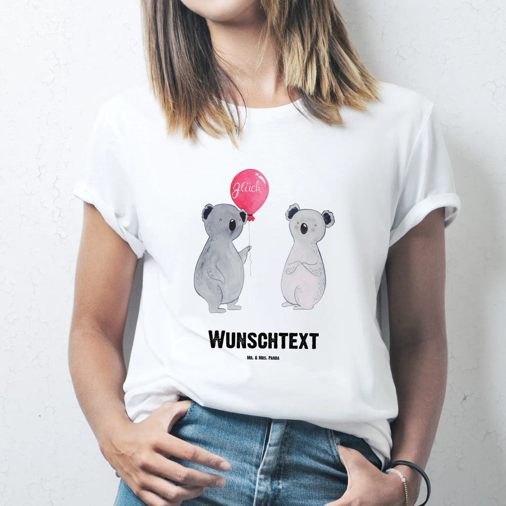 Rozmiar L Personalizowana koszulka koala balon T-Shirt mit Aufruck, T-Shirt mit Namen, T-Shirt Personalisiert, Koalabär, Koala, Geschenk, Luftballon, Party, Geburtstag