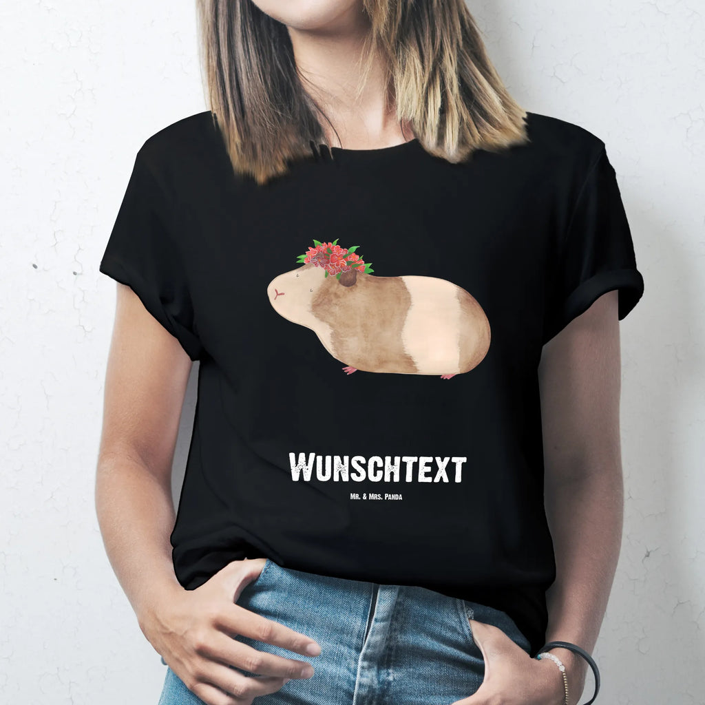 Rozmiar L Personalizowana koszulka świnka morska mądrość T-Shirt mit Aufruck, Bedrucken, Wunschtext, T-Shirt mit Namen, T-Shirt Personalisiert, Lustige Sprüche, Gute Laune, Tiere, Tiermotive, Meerie, Realität, Blumenkind, Meerschweinchen, Wunder, Spruch, Weisheit, Wunderland, Meeries, Motivation
