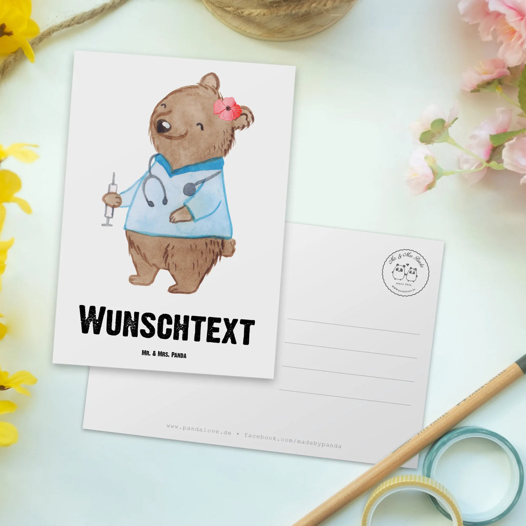 Personalisierte Postkarte Krankenpflegehelferin Herz Einladung mit Wunschtext, Geschenkkarte mit Namen, Grußkarte mit Wunschtext, Postkarte bedrucken, Karte mit Namen, Geschenkkarte mit Wunschtext, Postkarte mit Namen, Postkarte personalisierbar, Karte mit Wunschtext, Ansichtskarte mit Wunschtext, Ansichtskarte mit Namen, Grußkarte mit Namen, Postkarte mit Wunschtext, Einladung mit Namen, Beruf, Ausbildung, Jubiläum, Abschied, Rente, Kollege, Kollegin, Geschenk, Schenken, Arbeitskollege, Mitarbeiter, Firma, Danke, Dankeschön, Pflegekraft, Pflegehelferin, Krankenpflegehelferin