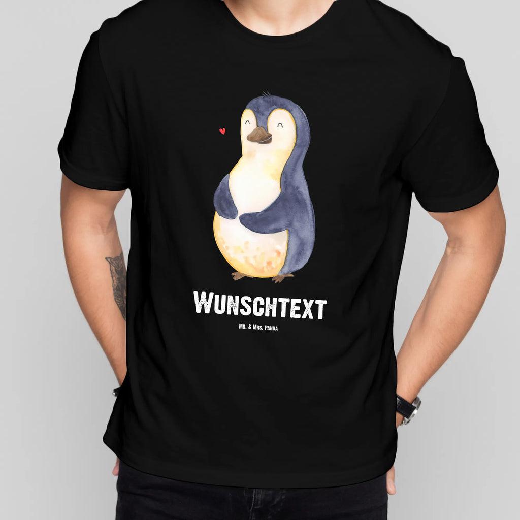 Rozmiar L Personalizowana koszulka Pingwin dieta T-Shirt mit Namen, T-Shirt mit Aufruck, Wunschtext, T-Shirt Personalisiert, Bedrucken, Pinguin, Pinguine, Abnehmen, Selbstliebe, Diät, Körperliebe, Abspecken, Selbstrespekt, Gewicht, Motivation