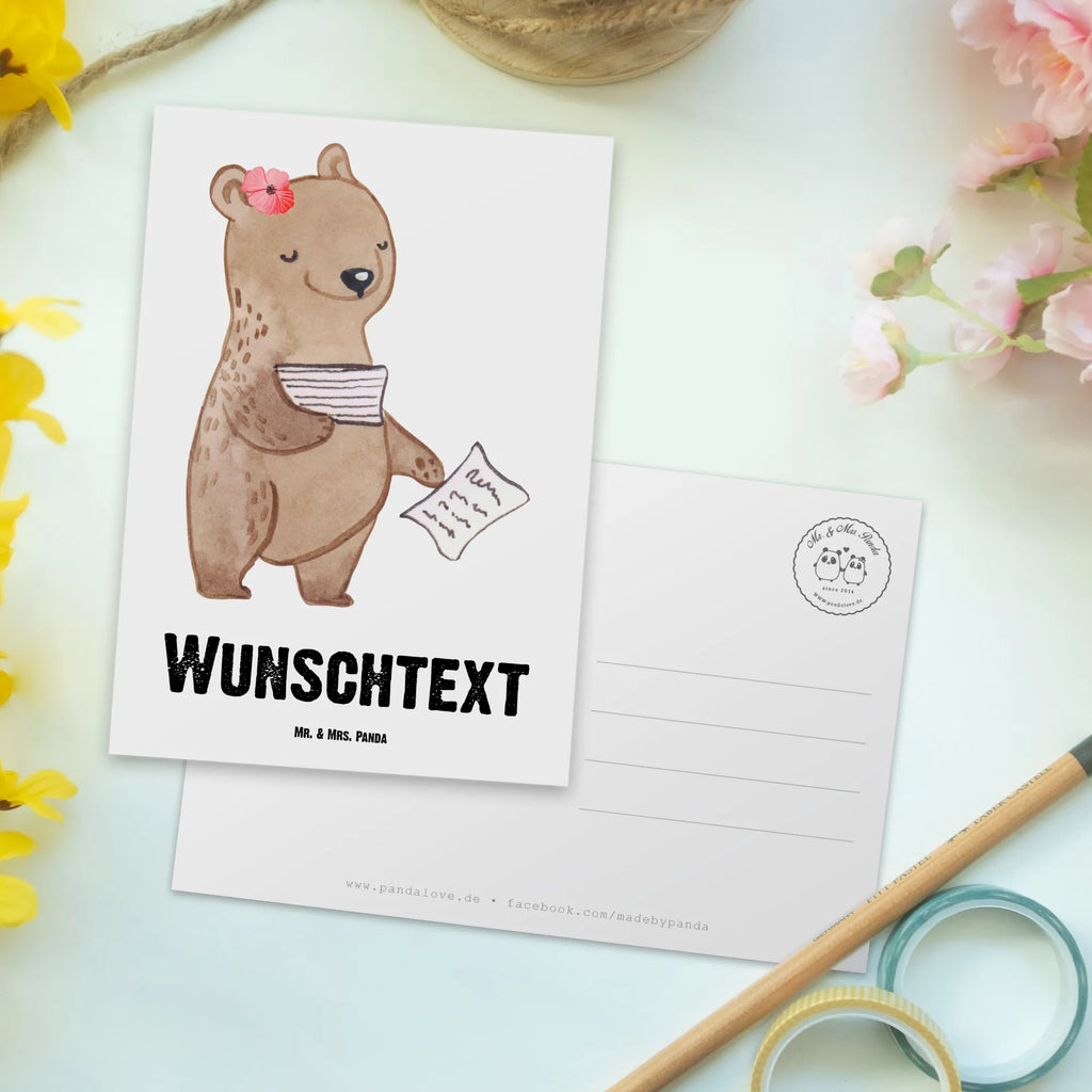 Personalisierte Postkarte Bürokauffrau mit Herz Karte mit Wunschtext, Einladung mit Wunschtext, Postkarte Personalisierbar, Grußkarte mit Namen, Geschenkkarte mit Namen, Ansichtskarte mit Namen, Karte mit Namen, Ansichtskarte mit Wunschtext, Postkarte Bedrucken, Postkarte mit Namen, Einladung mit Namen, Grußkarte mit Wunschtext, Geschenkkarte mit Wunschtext, Postkarte mit Wunschtext, Geschenk, Schenken, Jubiläum, Danke, Dankeschön, Beruf, Ausbildung, Abschied, Rente, Kollege, Kollegin, Arbeitskollege, Mitarbeiter, Firma, Kauffrau für Büromanagement, Bürokauffrau