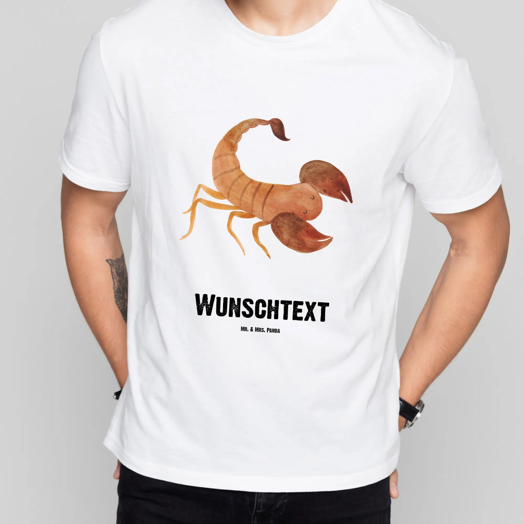 Rozmiar L Personalizowana koszulka znak zodiaku Skorpion T-Shirt mit Aufruck, T-Shirt mit Namen, Wunschtext, Bedrucken, T-Shirt Personalisiert, Tierkreiszeichen, Horoskop, Astrologie, Aszendent, Sternzeichen, Skorpion Sternzeichen, Skorpione, Geschenk Oktober, Geburtstag Oktober, Skorpion Geschenk, Geschenk November, Geburtstag November