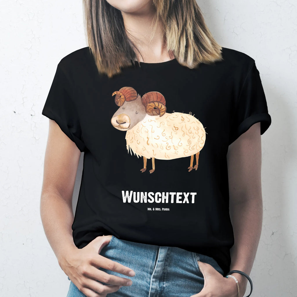 Rozmiar L Personalizowana koszulka znak zodiaku Baran T-Shirt mit Namen, T-Shirt mit Aufruck, T-Shirt Personalisiert, Bedrucken, Wunschtext, Tierkreiszeichen, Horoskop, Astrologie, Aszendent, Sternzeichen, Geschenk April, Bock, Geburtstag März, Widder Sternzeichen, Geschenk März, Geburtstag April, Widder Geschenk, Schafbock