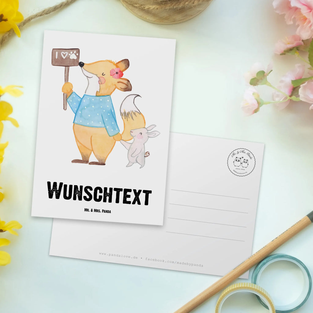 Personalisierte Postkarte Tierschützerin mit Herz Ansichtskarte mit Namen, Ansichtskarte mit Wunschtext, Postkarte mit Namen, Grußkarte mit Wunschtext, Karte mit Namen, Geschenkkarte mit Wunschtext, Postkarte mit Wunschtext, Karte mit Wunschtext, Einladung mit Wunschtext, Einladung mit Namen, Postkarte Bedrucken, Geschenkkarte mit Namen, Postkarte Personalisierbar, Grußkarte mit Namen, Geschenk, Schenken, Jubiläum, Danke, Dankeschön, Beruf, Ausbildung, Abschied, Rente, Kollege, Kollegin, Arbeitskollege, Mitarbeiter, Firma