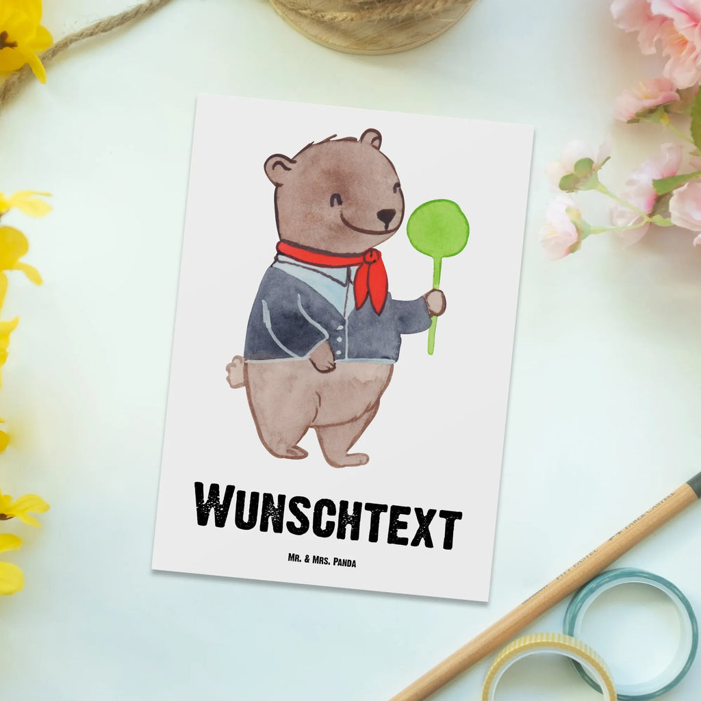 Personalisierte Postkarte Zugbegleiterin mit Herz Grußkarte mit Namen, Postkarte mit Wunschtext, Postkarte bedrucken, Einladung mit Namen, Geschenkkarte mit Namen, Geschenkkarte mit Wunschtext, Einladung mit Wunschtext, Ansichtskarte mit Namen, Grußkarte mit Wunschtext, Karte mit Wunschtext, Ansichtskarte mit Wunschtext, Karte mit Namen, Postkarte mit Namen, Postkarte personalisierbar, Beruf, Ausbildung, Jubiläum, Abschied, Rente, Kollege, Kollegin, Geschenk, Schenken, Arbeitskollege, Mitarbeiter, Firma, Danke, Dankeschön