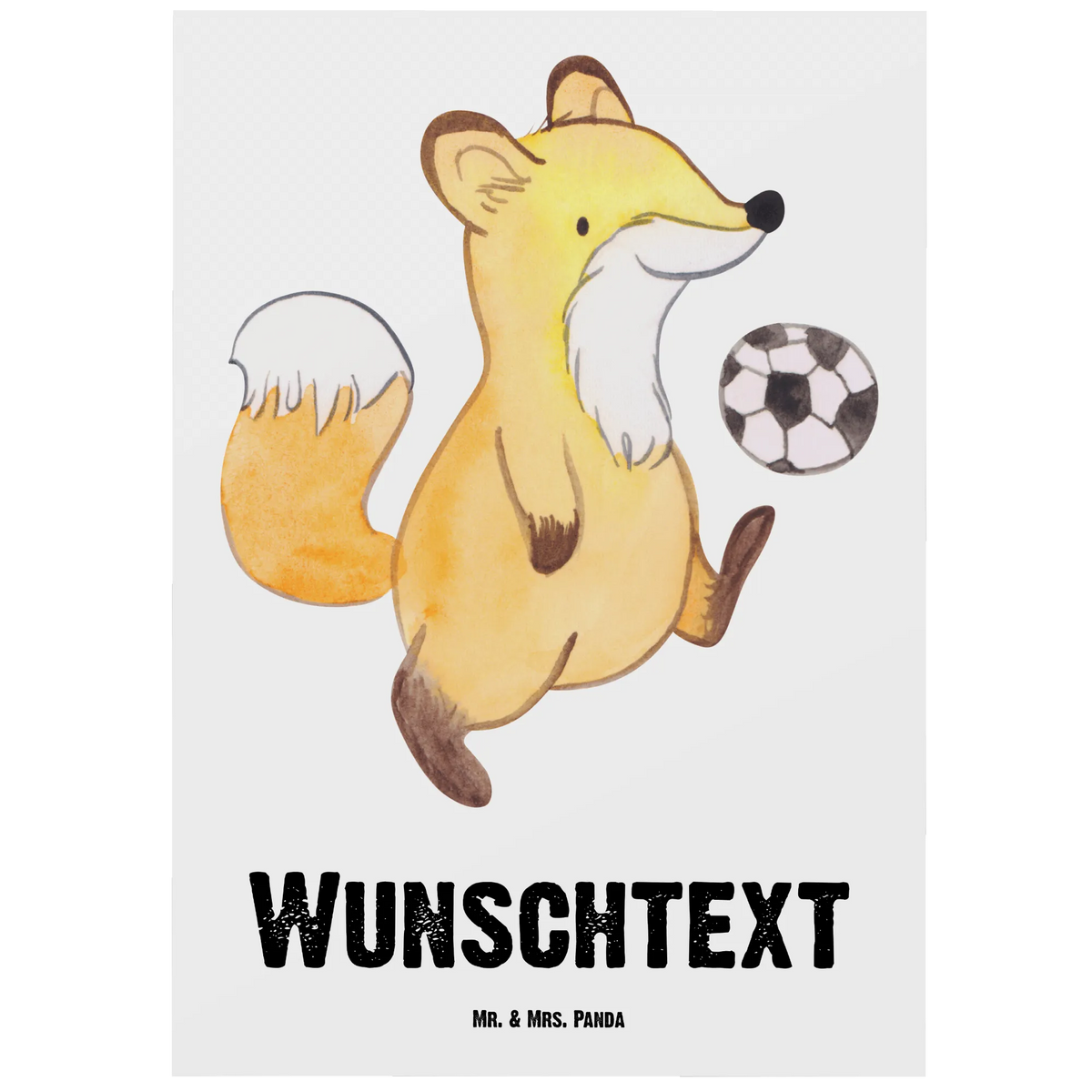 Personalised postcard soccer player heart gift, gift idea, best, farewell gift, passing exam, anniversary, retirement, promotion, job start, sayings, funny, profession
