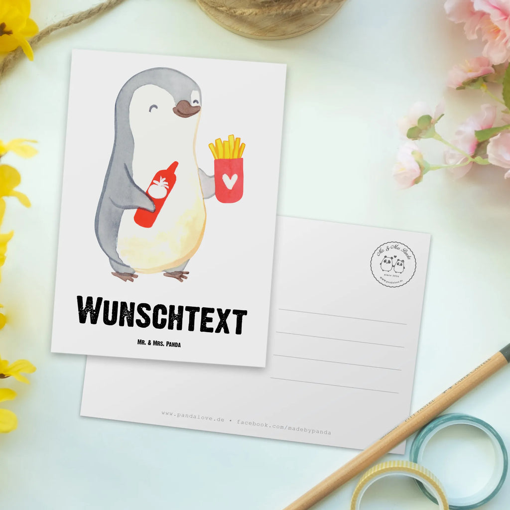 Personalisierte Postkarte Imbissverkäufer Herz Karte mit Wunschtext, Einladung mit Namen, Postkarte bedrucken, Ansichtskarte mit Wunschtext, Geschenkkarte mit Wunschtext, Grußkarte mit Namen, Ansichtskarte mit Namen, Grußkarte mit Wunschtext, Postkarte mit Wunschtext, Postkarte mit Namen, Postkarte personalisierbar, Karte mit Namen, Einladung mit Wunschtext, Geschenkkarte mit Namen, Beruf, Ausbildung, Jubiläum, Abschied, Rente, Kollege, Kollegin, Geschenk, Schenken, Arbeitskollege, Mitarbeiter, Firma, Danke, Dankeschön, Imbissbesitzer, Pommesliebe, Pommesverkäufer, Imbissverkäufer