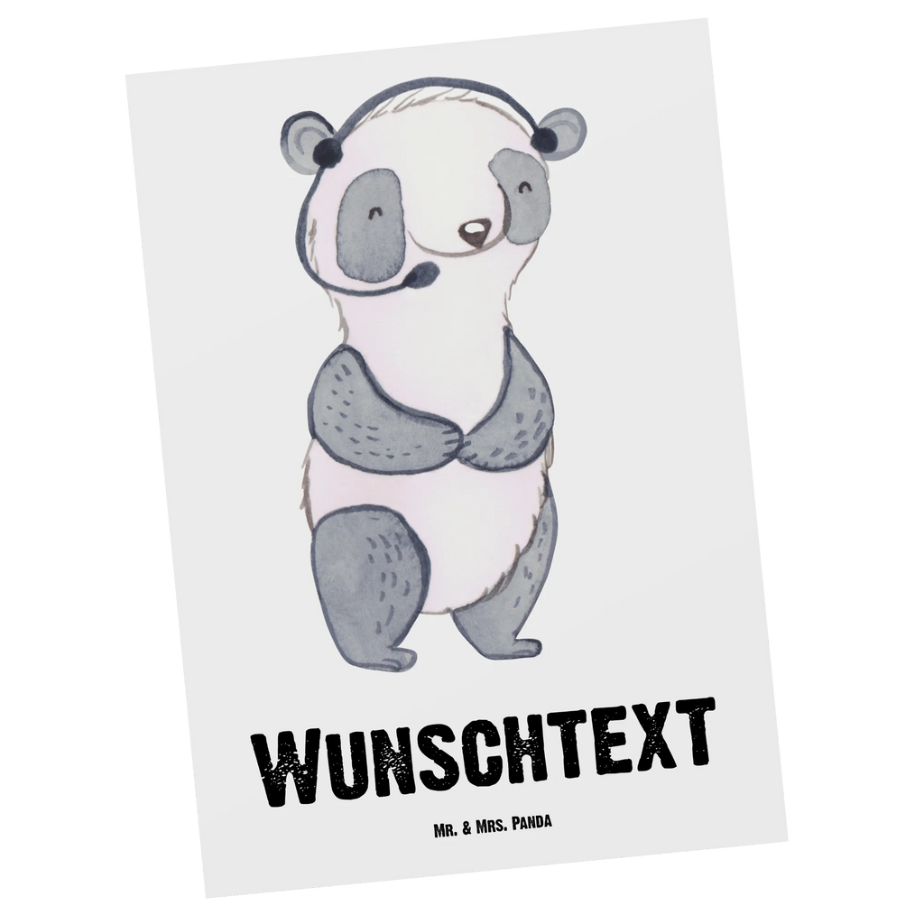 Personalised postcard Customer service representative heart gift, gift idea, best, farewell gift, passing exam, anniversary, retirement, promotion, job start, sayings, funny, profession