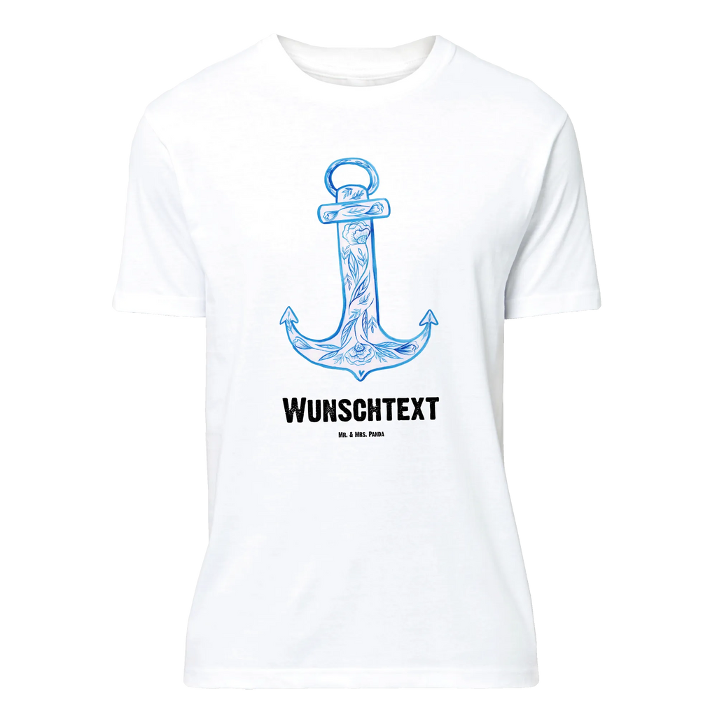 Personalised T-Shirt anchor Blue Frauen, Wunschtext, T-Shirt Personalisiert, T-Shirt mit Aufruck, T-Shirt mit Namen, Männer, Bedrucken, Tiermotive, Gute Laune, lustige Sprüche, Tiere