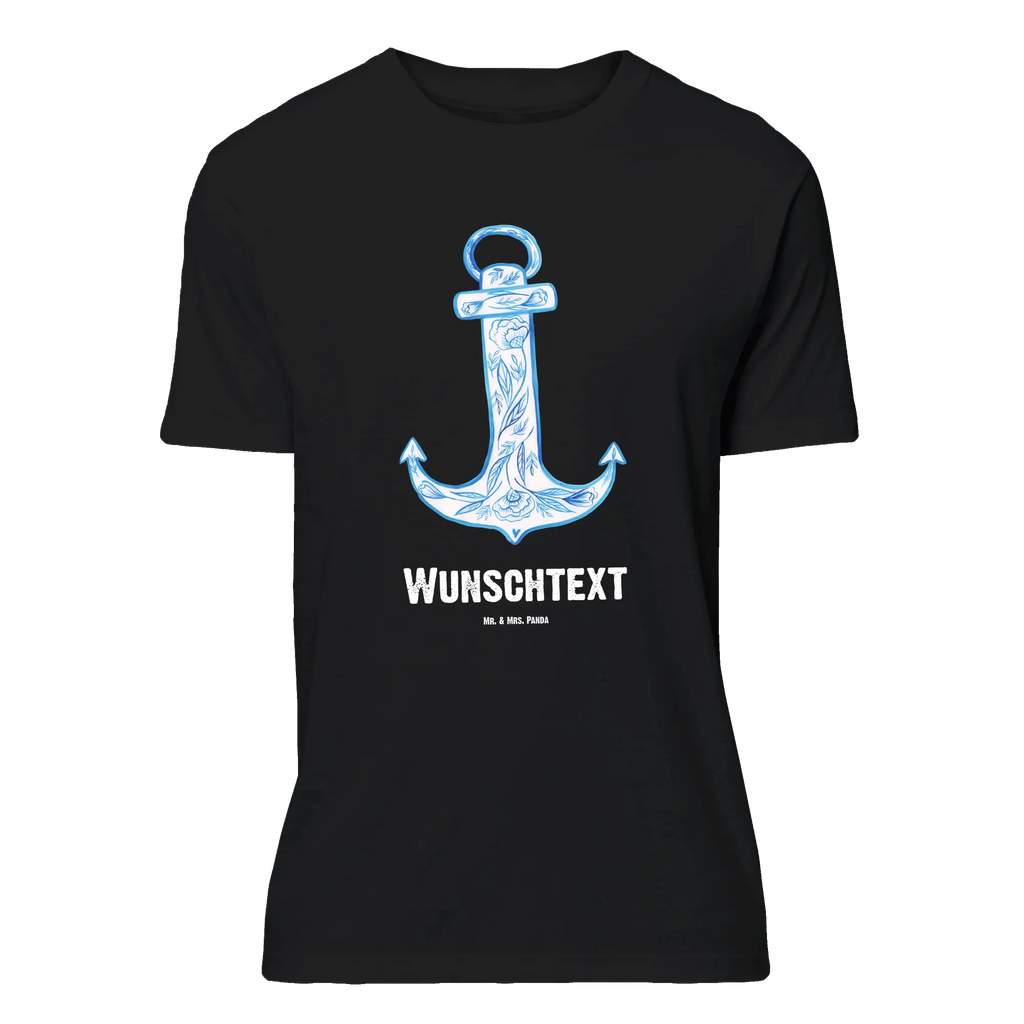 Personalised T-Shirt anchor Blue Frauen, Wunschtext, T-Shirt Personalisiert, T-Shirt mit Aufruck, T-Shirt mit Namen, Männer, Bedrucken, Tiermotive, Gute Laune, lustige Sprüche, Tiere