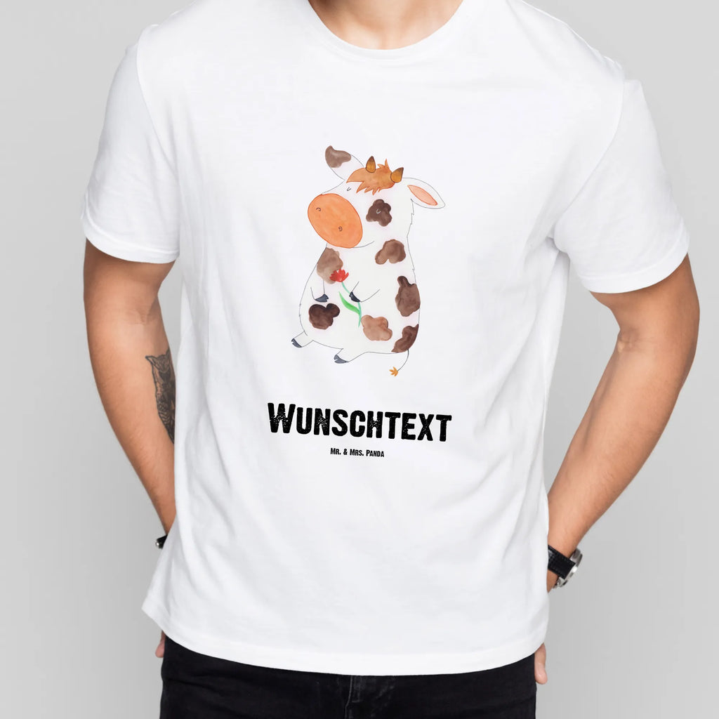 Personalised T-Shirt Cow T-Shirt Personalisiert, T-Shirt mit Namen, Bedrucken, Wunschtext, T-Shirt mit Aufruck, Landwirtin, Hoftiere, Landwirt, Bauernhof, Träume, Magie, Kuh, Milch, Hof, Spruch, Kühe, Motivtion, Flausen, Milchkuh