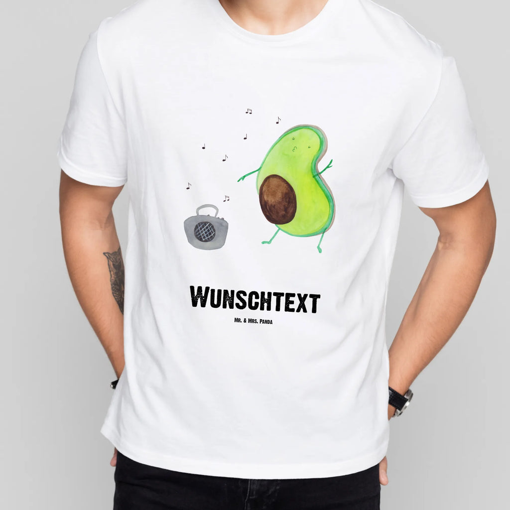 Rozmiar L Personalizowana koszulka Awokado tańczyć T-Shirt mit Namen, Bedrucken, Wunschtext, T-Shirt mit Aufruck, T-Shirt Personalisiert, Veggie, Vegan, Avocado, Gesund