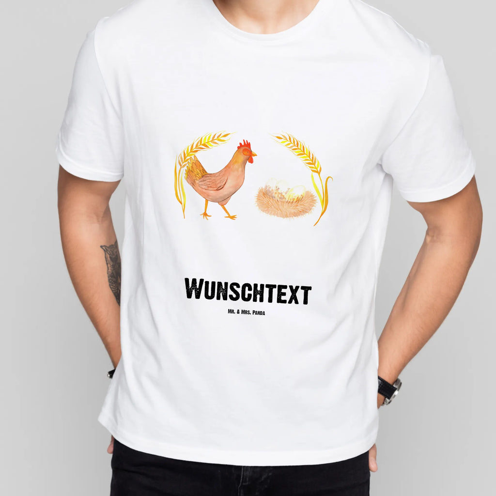 Rozmiar L Personalizowana koszulka kurczak Dumny T-Shirt mit Aufruck, Frauen, Wunschtext, Männer, T-Shirt Personalisiert, T-Shirt mit Namen, Bedrucken, Bauernhof, Hoftiere, Landwirt, Landwirtin, Motivation, Hühner, Spruch, Landleben, Hof, Magie, Eier, Geburt, Hahn, Henne, Schwangerschaft