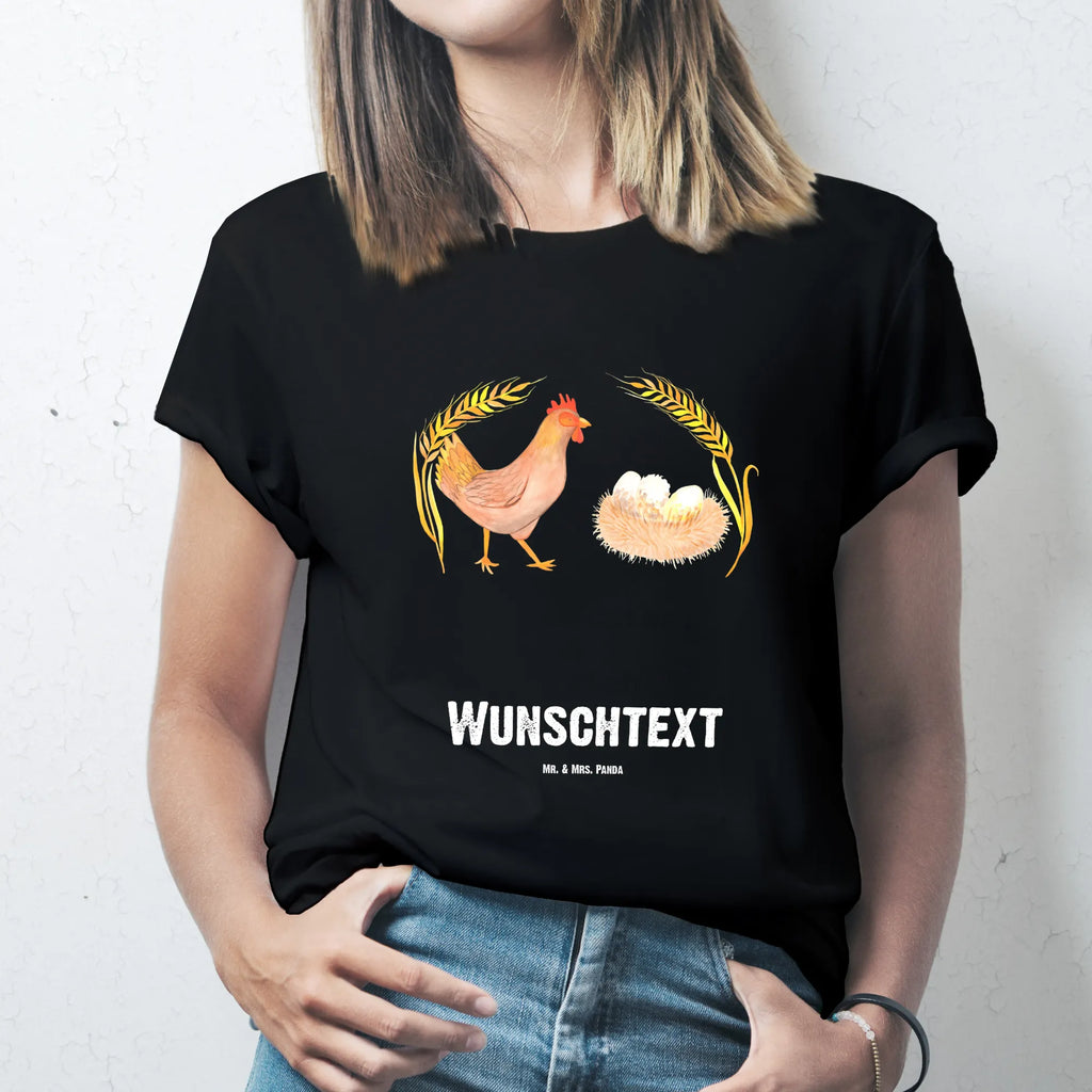 Rozmiar L Personalizowana koszulka kurczak Dumny T-Shirt mit Aufruck, Frauen, Wunschtext, Männer, T-Shirt Personalisiert, T-Shirt mit Namen, Bedrucken, Bauernhof, Hoftiere, Landwirt, Landwirtin, Motivation, Hühner, Spruch, Landleben, Hof, Magie, Eier, Geburt, Hahn, Henne, Schwangerschaft