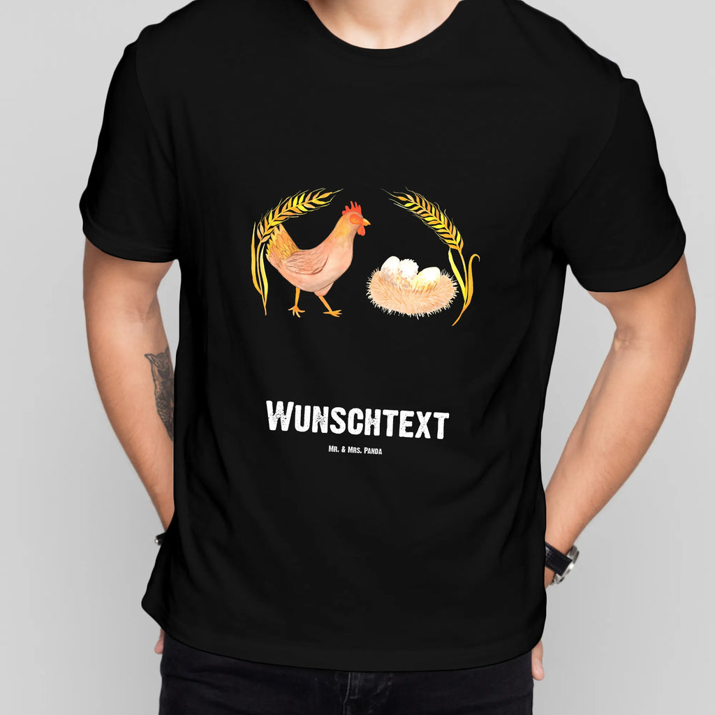 Rozmiar L Personalizowana koszulka kurczak Dumny T-Shirt mit Aufruck, Frauen, Wunschtext, Männer, T-Shirt Personalisiert, T-Shirt mit Namen, Bedrucken, Bauernhof, Hoftiere, Landwirt, Landwirtin, Motivation, Hühner, Spruch, Landleben, Hof, Magie, Eier, Geburt, Hahn, Henne, Schwangerschaft