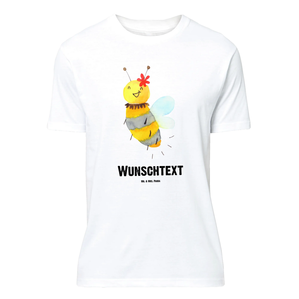 Personalisiertes T-Shirt Biene Blume Wunschtext, T-Shirt mit Namen, T-Shirt mit Aufruck, Bedrucken, T-Shirt Personalisiert, Wespe, Hummel, Biene