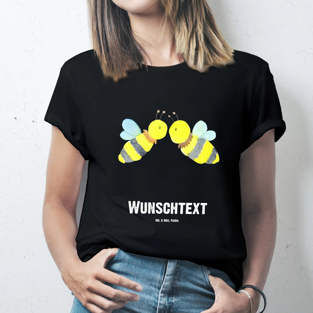 Personalisiertes T-Shirt Biene Liebe T-Shirt mit Aufruck, Bedrucken, T-Shirt Personalisiert, T-Shirt mit Namen, Wunschtext, Hummel, Biene, Wespe
