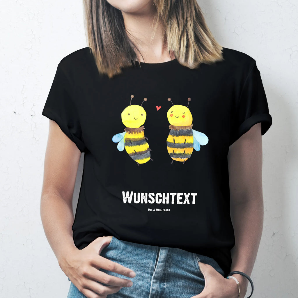 Personalisiertes T-Shirt Biene Verliebt T-Shirt mit Aufruck, Wunschtext, Bedrucken, T-Shirt Personalisiert, T-Shirt mit Namen, Wespe, Hummel, Biene