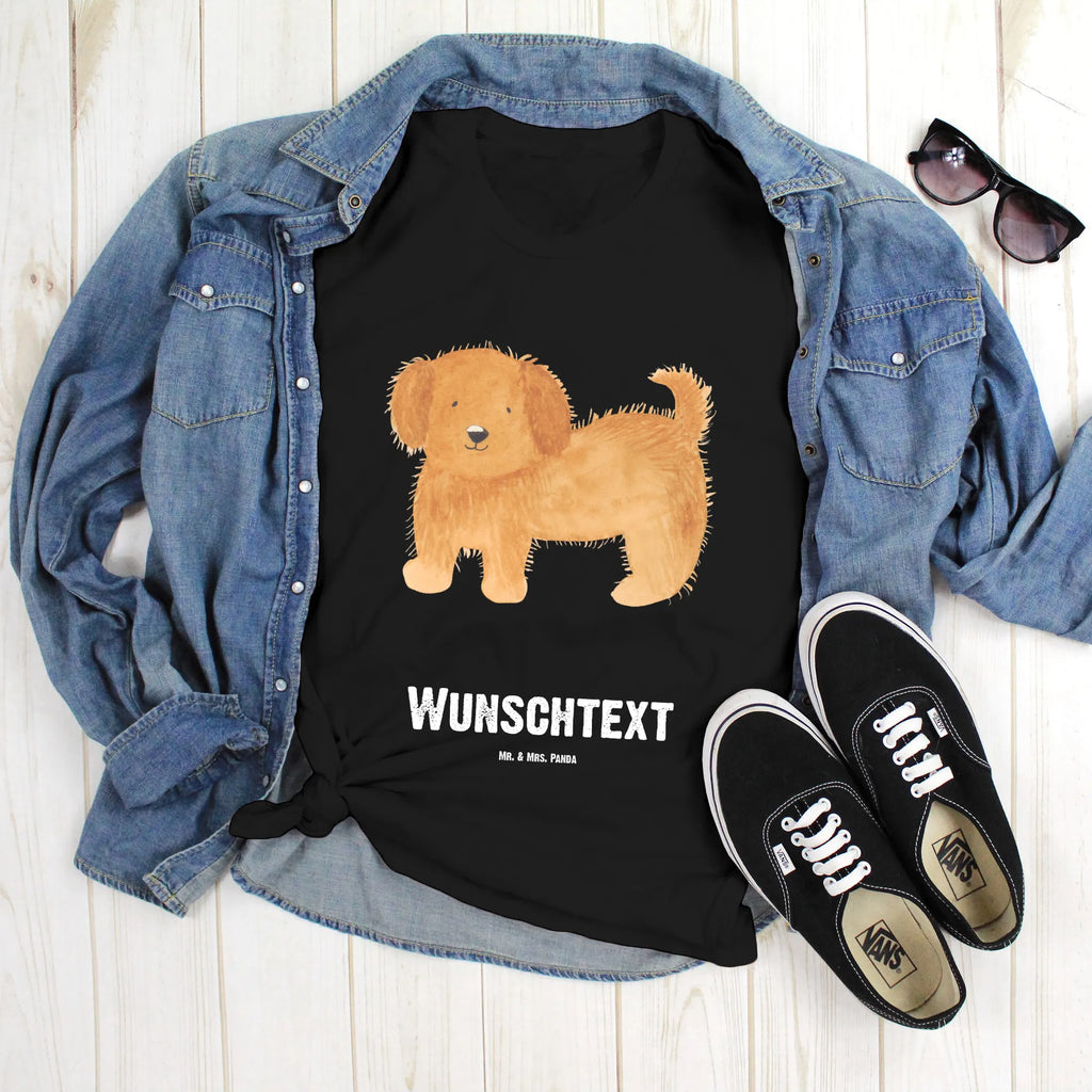 Personalised T-Shirt Dog fluffy T-Shirt mit Aufruck, Bedrucken, T-Shirt Personalisiert, T-Shirt mit Namen, Wunschtext, Hundemotiv, Hund, Haustier, Tierliebhaber, Sprüche, Hunderasse, Hundebesitzer, Hunde, Frauchen, Hundemama, Hundeliebe