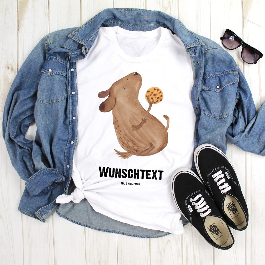 Personalised T-Shirt Dog biscuit T-Shirt mit Aufruck, T-Shirt Personalisiert, T-Shirt mit Namen, Bedrucken, Wunschtext, Hundemotiv, Hund, Haustier, Tierliebhaber, Sprüche, Hunderasse, Hundebesitzer, Hundesnacks, Leckerli, Hundeleckerli, Hundekekse