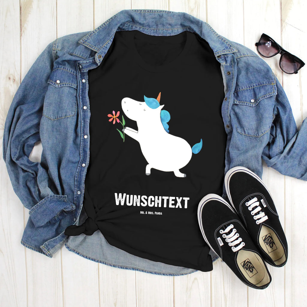 Rozmiar L Personalizowana koszulka jednorożec kwiat T-Shirt mit Namen, T-Shirt Personalisiert, T-Shirt mit Aufruck, Wunschtext, Bedrucken, Einhorn Deko, Unicorn, Einhorn, Einhörner, Freundin, Pärchen, Freund, Liebe, Antrag, Ehepaar, Partner, Heiraten, Ehe, Verlobung, Heiratsantrag, Liebesbeweis
