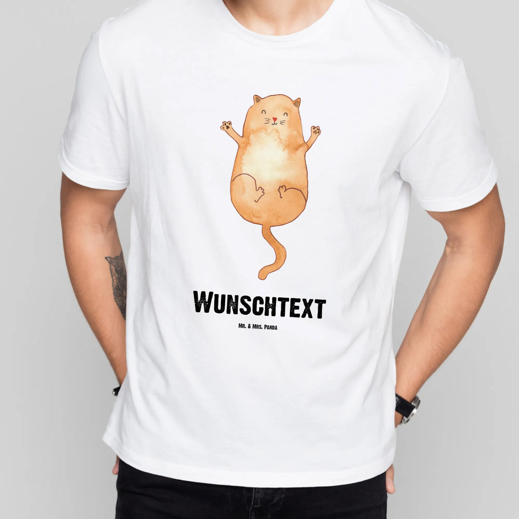Personalised T-Shirt Cat Embrace T-Shirt Personalisiert, T-Shirt mit Aufruck, Bedrucken, T-Shirt mit Namen, Wunschtext, Katzenmotiv, Katzenliebhaber, Katzenprodukte, Katze, Katzenmotive, Katzensouvenirs, Katzenfan, Katzenaccessoires, Katzendeko, Katzenartikel, Katzenfreund, Katzenliebhaberprodukte, Cats, Katzen, Familie, Beste Freunde, Katzenbesitzerin, Katzenhalter, Kater, Haustier, Cat, Liebe, Freunde, Mietze, Katzenliebe, Freundin