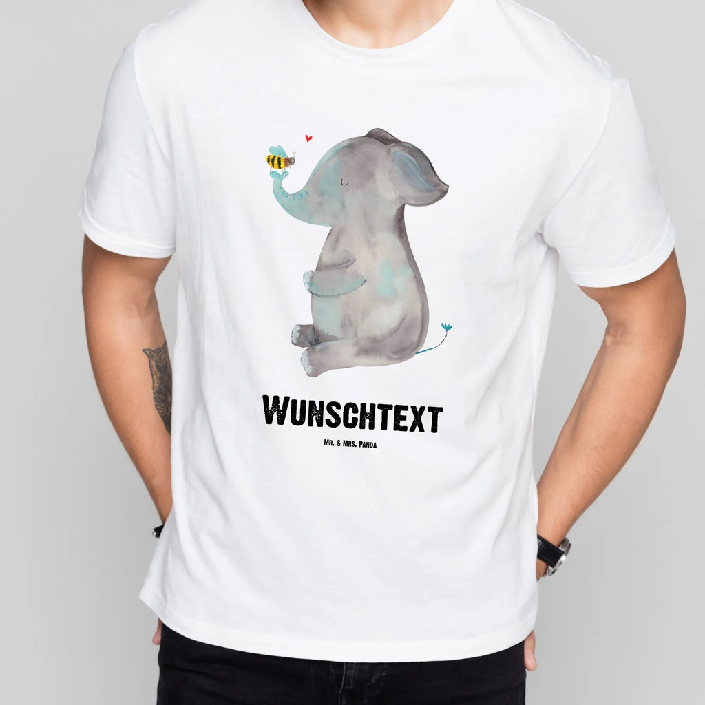 Rozmiar L Personalizowana koszulka słoń pszczoła Bedrucken, T-Shirt mit Aufruck, Wunschtext, T-Shirt mit Namen, T-Shirt Personalisiert, Lustige Sprüche, Gute Laune, Tiere, Tiermotive, Liebesspruch, Liebesbeweis, Liebe, Jahrestag, Heiratsantrag, Biene, Liebesgeschenk, Hochzeitsgeschenk, Elefant