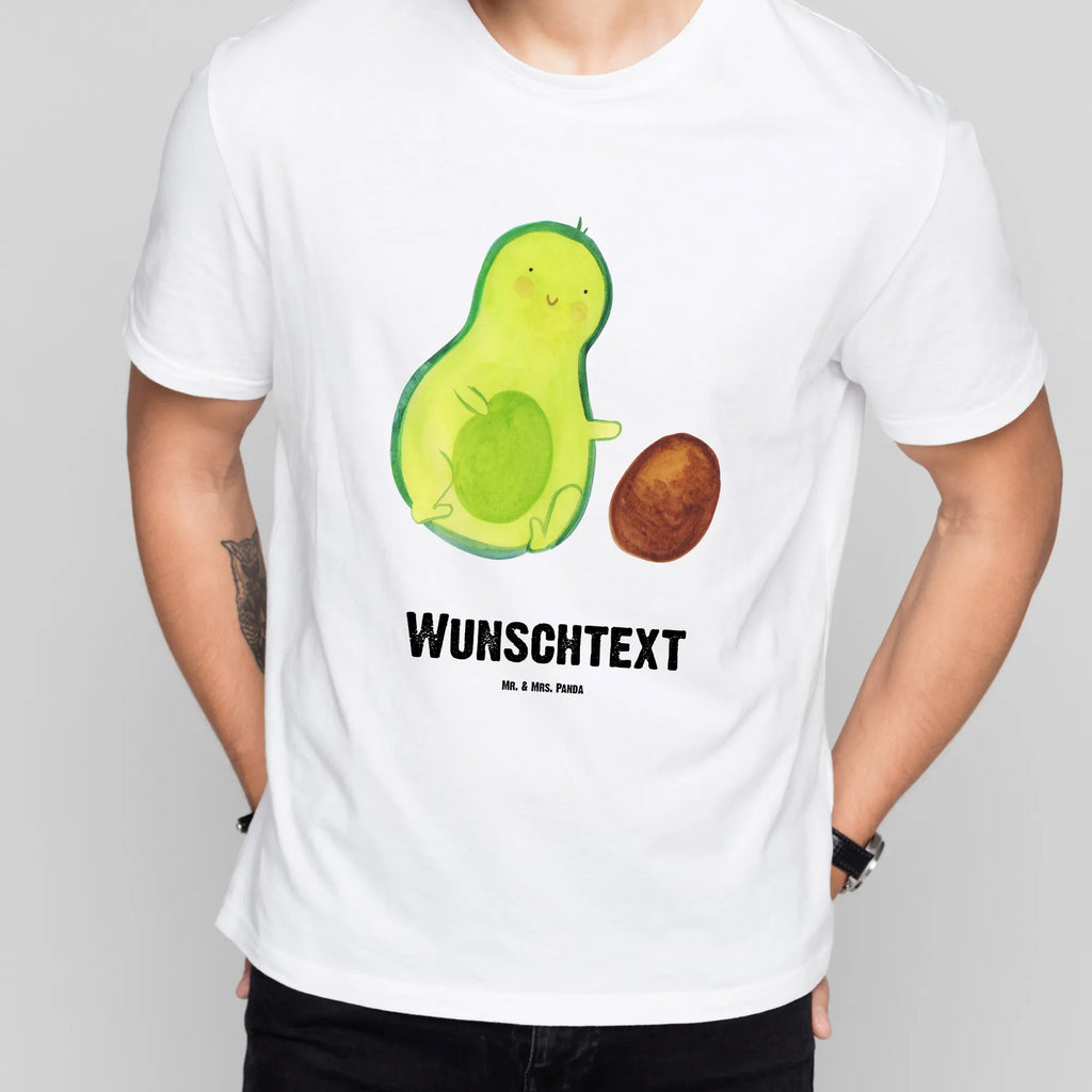 Personalisiertes T-Shirt Avocado rollt Kern Bedrucken, T-Shirt mit Aufruck, T-Shirt Personalisiert, Wunschtext, T-Shirt mit Namen, Veggie, Vegan, Avocado, Gesund, Liebe, Baby, Zur Geburt, Kind, Große Liebe, Avocados, Erstes Kind, Säugling, Babyparty, Geburt, Schwangerschaft, Schwanger, Geburtstag, Love