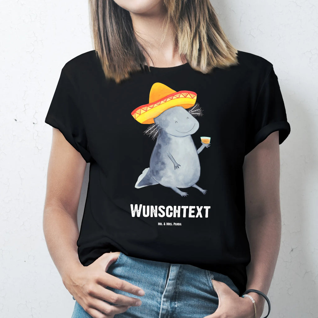Personalised T-Shirt axolotl tequila Bedrucken, Wunschtext, T-Shirt mit Aufruck, T-Shirt mit Namen, T-Shirt Personalisiert, Molch, Axolotl, Feuerdrache, Schwanzlurch, Mexico, Sombrero, Zitrone, Feuersalamander, Mexiko, Lurch, Axolot, Tequila, Lurche, Motivation, Spruch
