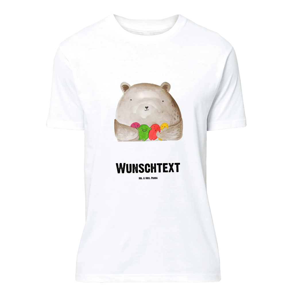 Personalised T-Shirt bear Feeling Wunschtext, T-Shirt mit Namen, T-Shirt mit Aufruck, T-Shirt Personalisiert, Bedrucken, Teddybär, Teddy, Bär, Durchgedreht, Verrückt, Wahnsinn