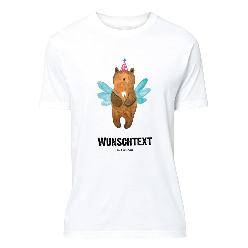 Rozmiar L Personalizowana koszulka niedźwiedź Wróżka zębów T-Shirt mit Namen, Bedrucken, T-Shirt Personalisiert, Wunschtext, T-Shirt mit Aufruck, Teddybär, Teddy, Bär, Erster Zahn, Zahnfee, Fee, Milchzahn