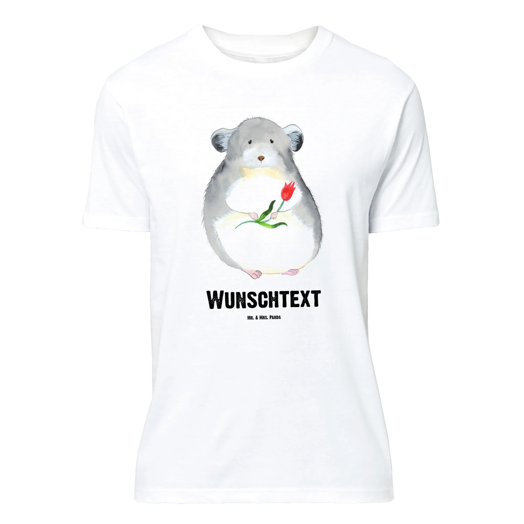 Rozmiar L Personalizowana koszulka szynszyla kwiat T-Shirt Personalisiert, Wunschtext, T-Shirt mit Namen, Bedrucken, T-Shirt mit Aufruck, Lustige Sprüche, Gute Laune, Tiere, Tiermotive, Chaos, Depressionen, Kummer, Glücklichsein, traurig sein, Büro, Chinchillas, Liebeskummer, Chinchilla, Büroalltag