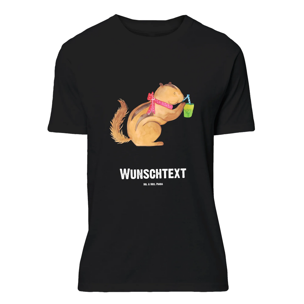Personalised T-Shirt Squirrel smoothies Wunschtext, T-Shirt mit Aufruck, T-Shirt Personalisiert, Bedrucken, T-Shirt mit Namen, Gute Laune, Lustige Sprüche, Tiere, Tiermotive, Green Smoothies, Streifenhörnchen, Abnehmen, Diät, Eichhörnchen