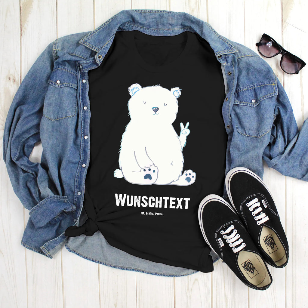 Personalisiertes T-Shirt Eisbär Faul Männer, T-Shirt mit Aufruck, T-Shirt Personalisiert, Wunschtext, Frauen, T-Shirt mit Namen, Bedrucken, Bär, Teddy, Teddybär, Arbeit, Eisbär, Arbeitsplatz, Relaxen, Faul, Büro, Homeoffice, Entspannen, Bürojob, Nordpol