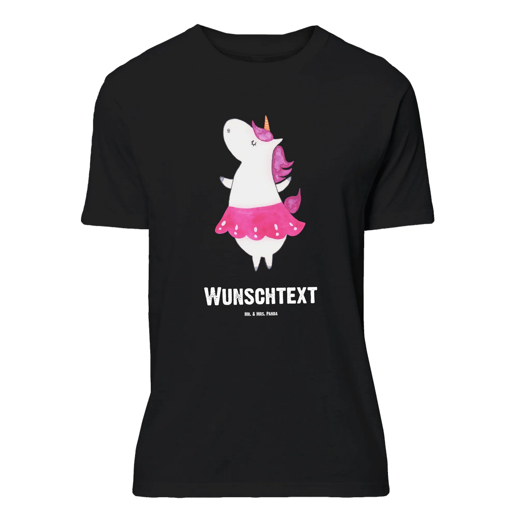 Rozmiar L Personalizowana koszulka Jednorożec balerina T-Shirt mit Namen, Frauen, Männer, T-Shirt mit Aufruck, Bedrucken, T-Shirt Personalisiert, Wunschtext, Einhorn Deko, Unicorn, Einhorn, Einhörner, Lebensfreude, Tänzerin, Spaß, Wohnung, Party, Ballerina, Tanzen, Feiern, Geburtstag, Lebenslust