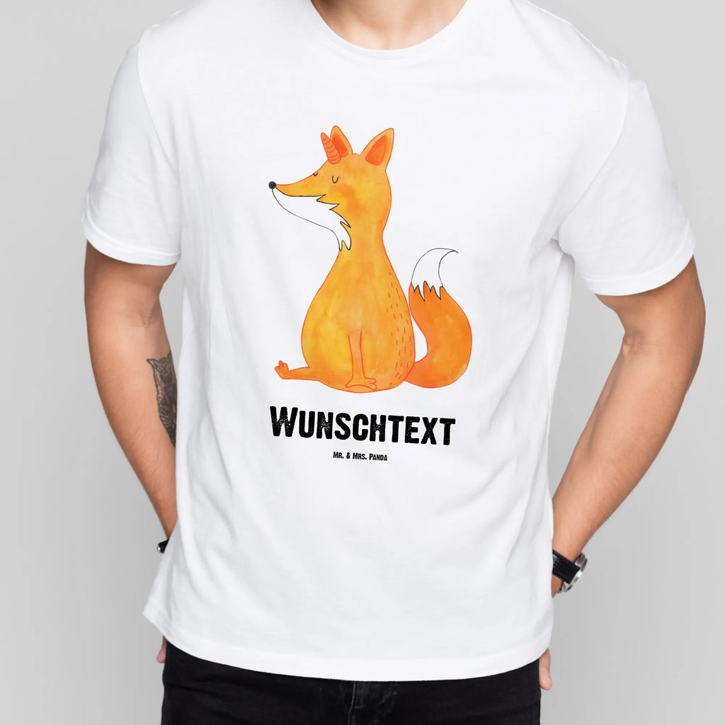 Rozmiar L Personalizowana koszulka Jednorożec życzenie T-Shirt Personalisiert, T-Shirt mit Namen, Wunschtext, T-Shirt mit Aufruck, Bedrucken, Einhorn Deko, Unicorn, Einhorn, Einhörner, Fuchs, Füchse, Fuchshörnchen, Unicorns, Fuchshorn, Foxycorn