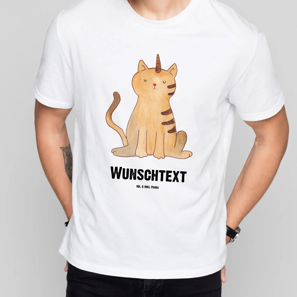 Rozmiar L Personalizowana koszulka jednorożec kot T-Shirt Personalisiert, T-Shirt mit Namen, Wunschtext, T-Shirt mit Aufruck, Bedrucken, Einhorn Deko, Unicorn, Einhorn, Einhörner, Katzenhorn, Katzer, Einhornpower, Mieze, Erwachsenwerden, Einhornkatze, Regenbogen, Katze, Kittyhorn, Glitzer