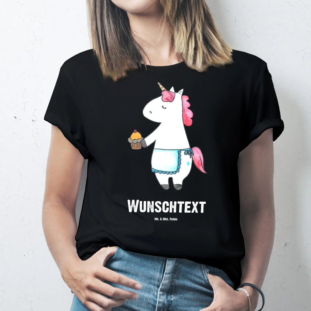 Rozmiar L Personalizowana koszulka Jednorożec muffinka Wunschtext, T-Shirt mit Aufruck, T-Shirt Personalisiert, Bedrucken, T-Shirt mit Namen, Einhorn Deko, Unicorn, Einhorn, Einhörner, Muffin, Geburtstagsgrüße, Grüße, Kekse, Geburtstag, Liebesgrüße, Glückwünsche, Backen