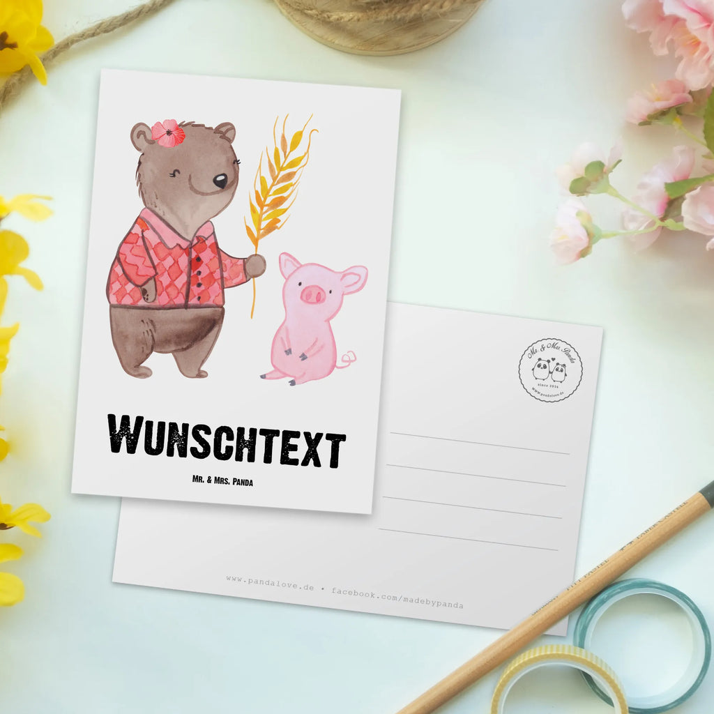 Personalisierte Postkarte Landwirtin Herz Einladung mit Wunschtext, Karte mit Wunschtext, Postkarte bedrucken, Ansichtskarte mit Wunschtext, Postkarte mit Wunschtext, Ansichtskarte mit Namen, Grußkarte mit Wunschtext, Karte mit Namen, Postkarte mit Namen, Geschenkkarte mit Namen, Grußkarte mit Namen, Postkarte personalisierbar, Geschenkkarte mit Wunschtext, Einladung mit Namen, Beruf, Ausbildung, Jubiläum, Abschied, Rente, Kollege, Kollegin, Geschenk, Schenken, Arbeitskollege, Mitarbeiter, Firma, Danke, Dankeschön, Tierwirtin, Landwirtin, Bauernhof, Bäuerin, Farmerin, Agronomin