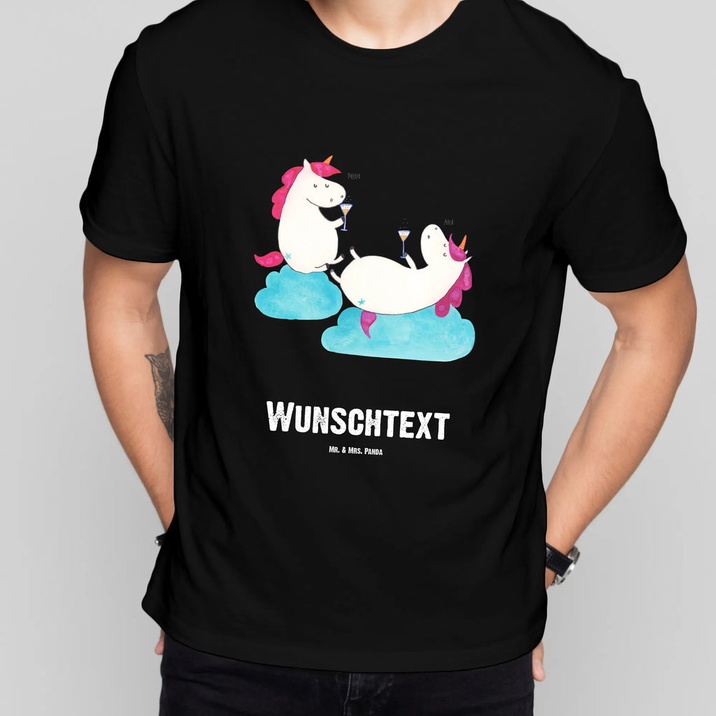 Personalised T-Shirt unicorn sparkling wine Männer, T-Shirt mit Namen, T-Shirt mit Aufruck, Bedrucken, T-Shirt Personalisiert, Frauen, Wunschtext, Einhorn, Einhörner, Einhorn Deko, Unicorn, Beste, Sekt, Mädelsabend, Freundinnen, BFF, Party, Freundin, Anstoßen, Spaß, Korken