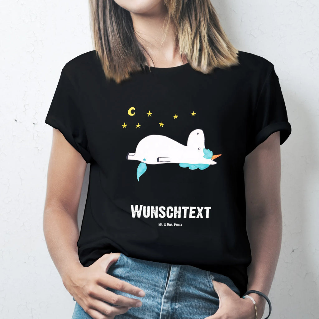 Personalised T-Shirt unicorn starry sky Bedrucken, Wunschtext, T-Shirt mit Aufruck, T-Shirt mit Namen, T-Shirt Personalisiert, Einhorn Deko, Unicorn, Einhorn, Einhörner, Verrückt, Sterne, Sternenhimmel, Dachschaden