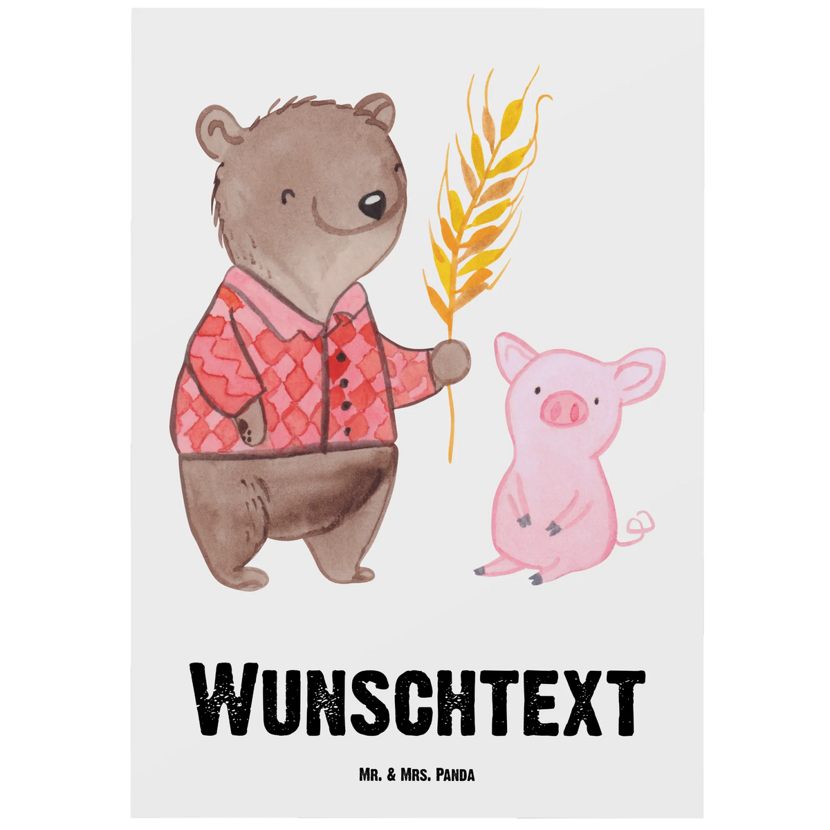 Personalised postcard Farmer heart gift, gift idea, best, farewell gift, passing exam, anniversary, retirement, promotion, job start, sayings, funny, profession