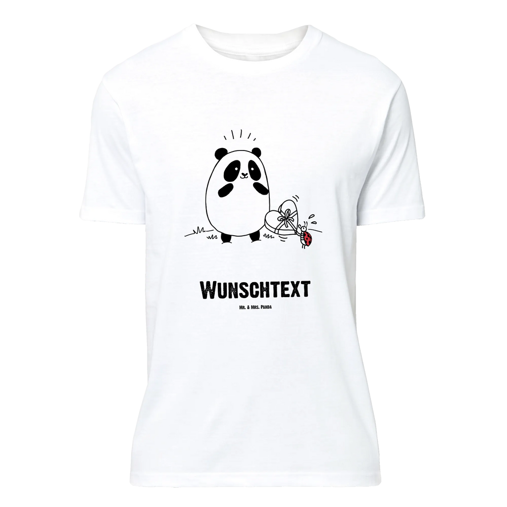 Rozmiar L Personalizowana koszulka Panda Dziękuję T-Shirt Personalisiert, T-Shirt mit Aufruck, T-Shirt mit Namen