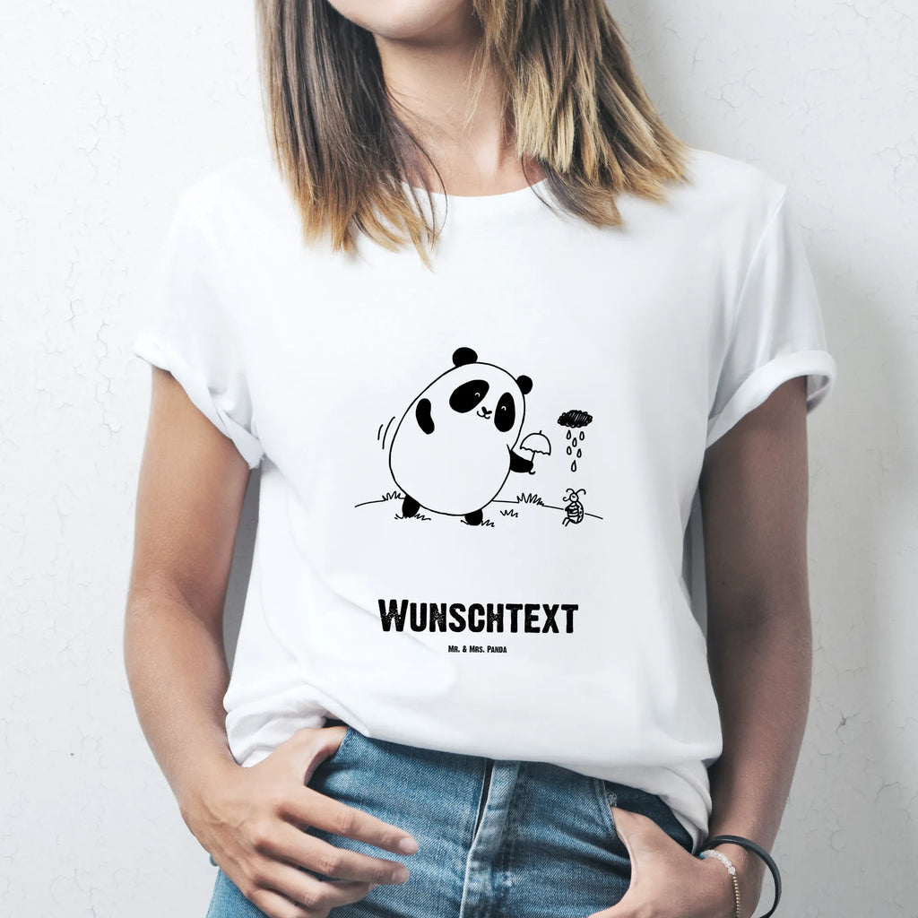 Rozmiar L Personalizowana koszulka Panda Solidarność T-Shirt mit Aufruck, T-Shirt Personalisiert, T-Shirt mit Namen